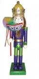 10" MARDI GRAS NUTCRACKER--NO RED
