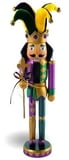 10" MARDI GRAS NUTCRACKER
