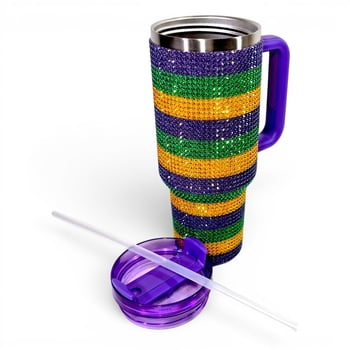 New!! 40oz Stainless Steel PGG Stripe Water Cup (Fall 2026 shipping)