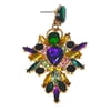 New!! Mardi Gras Jeweled Earrings (Fall 2026 shipping)