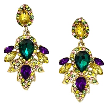 New!! Mardi Gras Jeweled Earrings (Fall 2026 shipping) 10