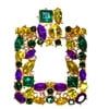 New!! Mardi Gras Jeweled Earrings (Fall 2026 shipping)