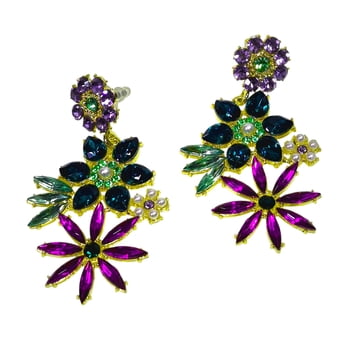 New!! Mardi Gras Jeweled Earrings (Fall 2026 shipping) 7