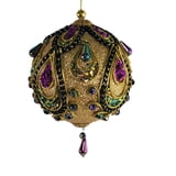 3.5" Gold Sparkle Ornament