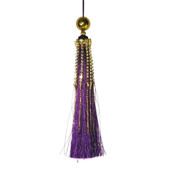New!! 4" Purple Metallic Tassel (Fall 2026 shipping)