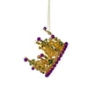 New!! 3.25" X 2.25" Gold Metal Crown w Stones (Fall 2026 shipping)