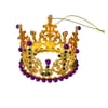 New!! 3.25" X 2.25" Gold Metal Crown w Stones (Fall 2026 shipping)