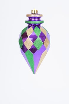 10" Mardi Gras Harlequin Ornaments