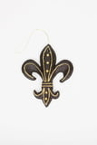 Black/Gold Fleur De Lis