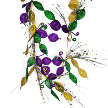 6FT PGG Twisted Leaf Garland