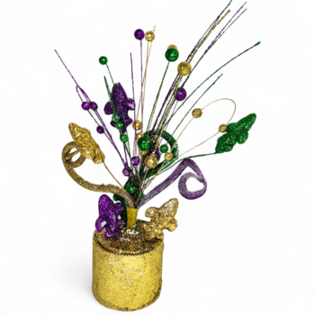 10" Centerpiece w Fleur De Lis