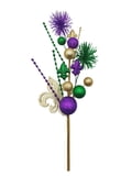NEW!! Pom Pom Fleur de Lis and Berry Spray