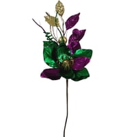 NEW!!19.75" Magnolia Pick w Leaves and Balls