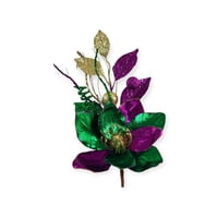 NEW!!19.75" Magnolia Pick w Leaves and Balls