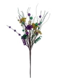 NEW!! 24"Glitter Stem w Swirls,Berries, Flowers