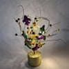 New!! 12.75" Lighted Mardi Gras Centerpiece (Fall 2026 shipping)