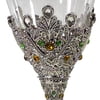 New!! 13.5" Set of 2 Purple Enamel Stem Champagne Flutes (Fall 2026 shipping)