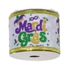 New!! 2.5" X 10' Wired Mardi Gras Words Ribbon (Fall 2026 shipping)