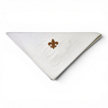 New!! 20" 100% Cotton Embroidered FDL Napkin (Fall 2026 shipping)