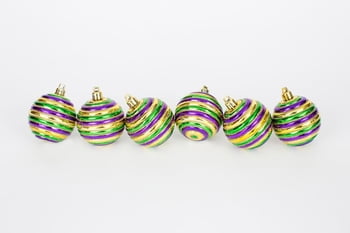 2.5" Horizontal Ornaments Bx of 6