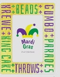 4" X 6" GOLD MARDI GRAS FRAME