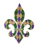 NEW!!! Glitter Harlequin Magnet