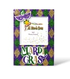 NEW!! 4"Glitter Harlequin Frame
