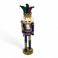 NEW!!16" Glitter Nutcracker Purple and Green Assorted