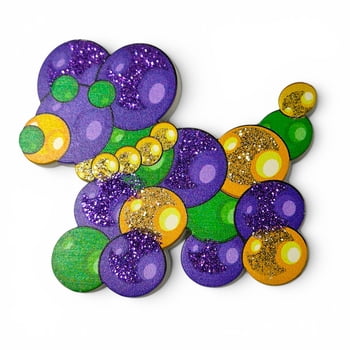 New!! 3" Bead Dog Magnet