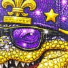 New!! Large Mardi Gras Gator Head Door Hanger (Fall 2026 shipping)