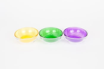 MS Snack Plate Pea Design Acrylic