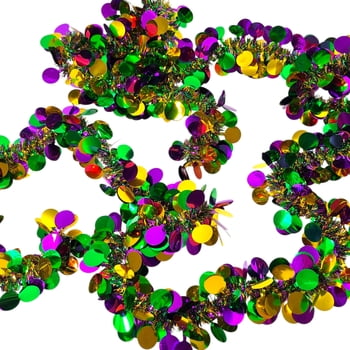 New!! 3" X 9' Circle Tinsel Garland (Fall 2026 shipping)