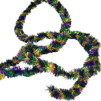 12' Pine Needle Tinsel Garland