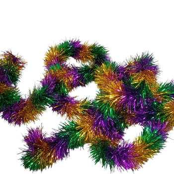 PGG Tinsel Garland 3.5" x 9ft