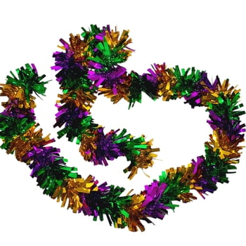 3.5" X 9' CRINKLE PGG GARLAND