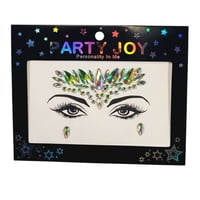 NEW!! Green Diamond Face Art