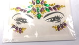 Mardi Gras Face Art