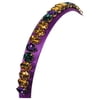 Narrow Purple Headband w PGG Rhinestones