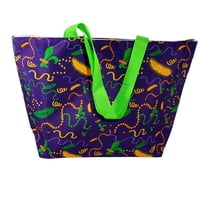 Lg Purple Party Tote Bag