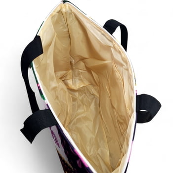 Black and White Criss Cross Rope Bag