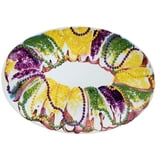 16" Oval King Cake Platter