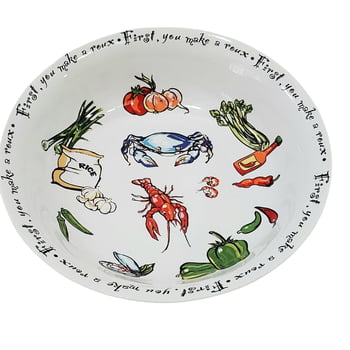 Large Round Bowl/First You Make a Roux