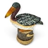 New!! 12" Colorful Pelican on Wood Pier (Fall 2026 shipping)