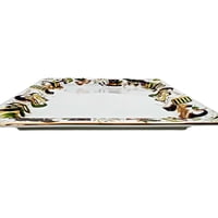 13" x 6.75" All Things Mardi Gras Rectangular Tray
