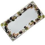 13" x 6.75" All Things Mardi Gras Rectangular Tray