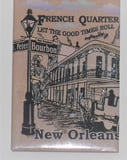 3" x 4" Bourbon Street Magnets