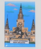 3" X 4" St. Louis Cathedral Magnet