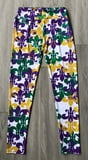 White Leggins w PGG Fleur de Lis