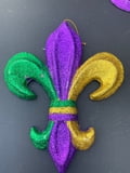 8" x 10" Gold Fleur de Lis