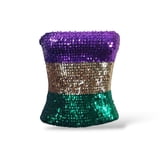 Sequin Mardi Gras Top S/M